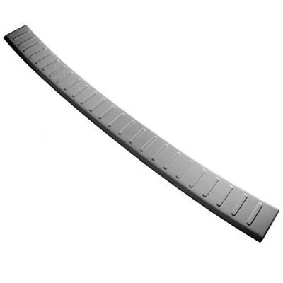 Afbeelding van Aroba AR1226 BR roestvrij staal geborsteld bumperbescherming compatibel met Peugeot 308 SW Combi vanaf bj. 3.2014&gt; perfecte pasvorm afkanting kleur zilver