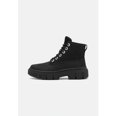 Afbeelding van Timberland Greyfield BOOT Veterboots, Dames, Maat: 38, Black Nubukleer