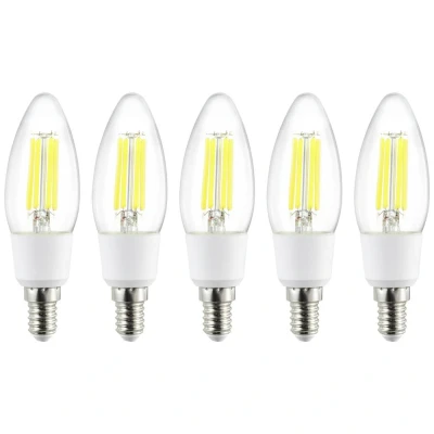 Afbeelding van Sygonix SY 5781472 SMD LED lamp Energielabel A (A G) E14 2.2 W = 40 Warmwit (Ø x h) 35 mm 110 Filament / Retro 5 stuk(s)