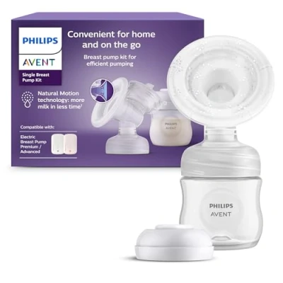 Afbeelding van Philips Avent Extra Kolfset Enkele Elektrische Borstkolf Losse Set Comfortabele Siliconen Kussens SCF337/01
