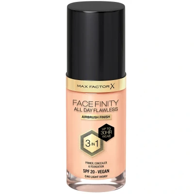 Afbeelding van 2x Max Factor Facefinity All Day Flawless Foundation C40 Light Ivory 34 ml
