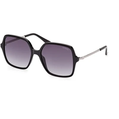 Afbeelding van Guess Zonnebril, Dames, Maat: 57, Shiny black