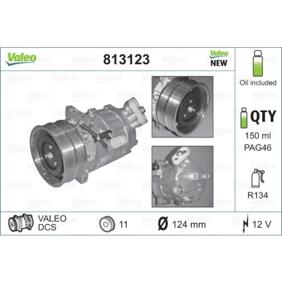 Afbeelding van Valeo Airco compressor 813123