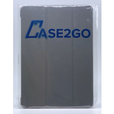 Afbeelding van Tablet hoes geschikt voor Samsung Galaxy Tab S7 Plus (2020) Tri Fold Book Case Grijs