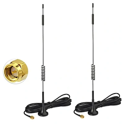 Afbeelding van Bingfu 4G LTE Antenne SMA 7dBi Magnetische Base MIMO (2 Pack) voor Router Gateway Modem Hotspot Draadloze Hub