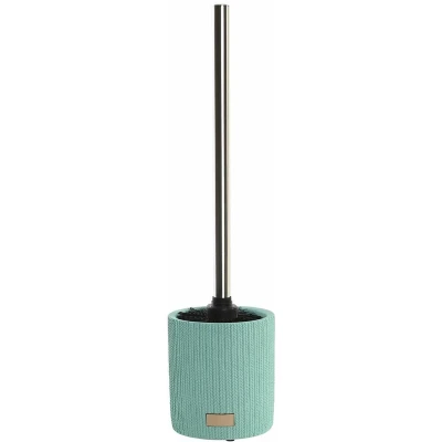 Afbeelding van WC/Toiletborstel in houder keramiek mintgroen 36 x 10 cm Toiletborstels