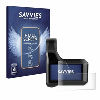 Afbeelding van Savvies (4 Stuks) Full Screen Scherm Beschermfolie voor Shimano Steps SC EM800 Cover Protector 3D Curved [Edge to Edge, Ultra Clear]
