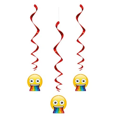 Afbeelding van Swirl Rainbow Fun Emoji 3 stuks