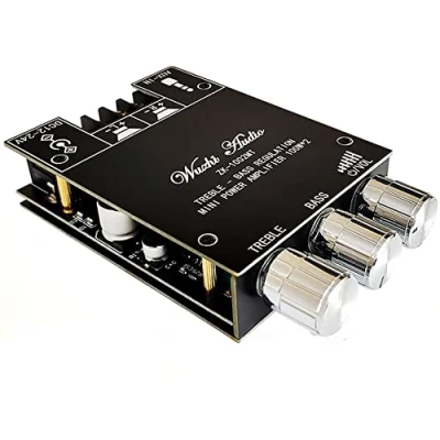 Afbeelding van WANGCL ZK 1002MT 2 * 100 W Bluetooth 5.0 Subwoofer Versterker Board High Power Audio Stereo AUX Bass Treble AMP