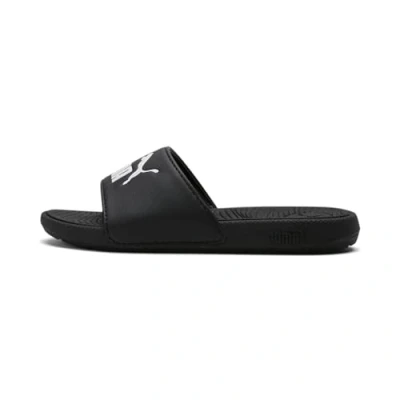 Afbeelding van Puma Unisex Kids Cool Cat 2.0 Ps Slide Sandaal, Zwart Wit, 28 EU