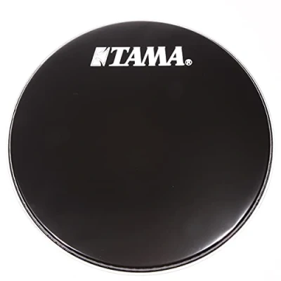 Afbeelding van Tama basDrum Frontvel BK20BMWS, 20&quot;, zwart, Logo Bass drumvel