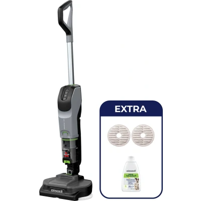 Afbeelding van BISSELL SpinWave + Vac Select Vloerreiniger Draadloze Stofzuiger met Dweilfunctie Vlekkenreiniger voor Harde Vloeren Snoerloze Steelstofzuiger 2 in 1 Vacuum Cleaner Huisdiervriendelijke Reinigingsmachine 3893N