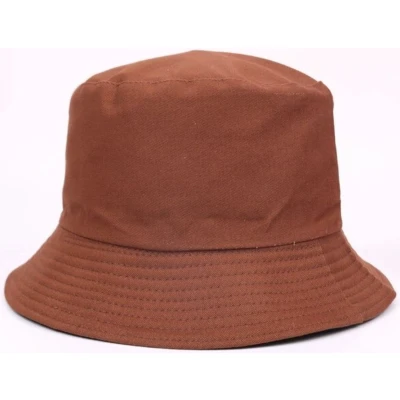 Afbeelding van CHPN hoedje Vissershoedje Bucket Hat Bruin One size Zonbescherming Hoofddeksel Hoed Festivalhoedje
