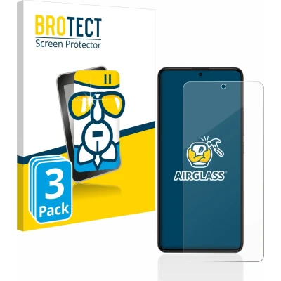 Afbeelding van BROTECT Screenprotector voor Xiaomi Poco F5 Pro Folie Beschermfolie Beschermglas transparant (3 Stuks)