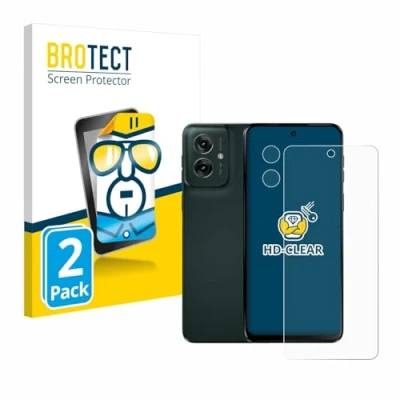 Afbeelding van BROTECT Screenprotector voor Motorola Moto G55 (Voor+Camera) Folie Beschermfolie transparant (2 Stuks)