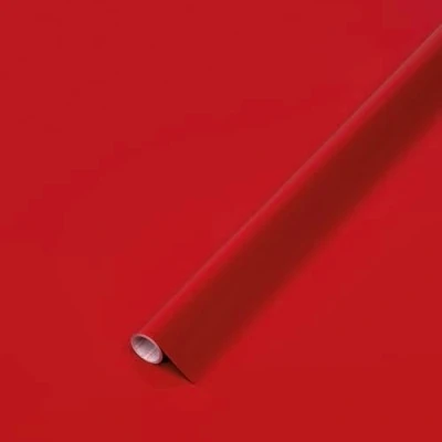 Afbeelding van Folie zelfklevend uni rood 45x200cm