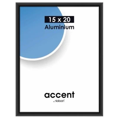 Afbeelding van Nielsen fotolijst Accent 15 x 20 cm aluminium zwart