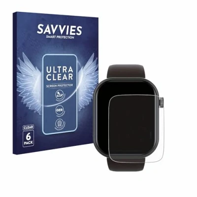 Afbeelding van Savvies Screenprotector voor Smartwatch IDW13 / IDW15 IDW19 1.8&quot; Folie Beschermfolie transparant (6 Stuks)