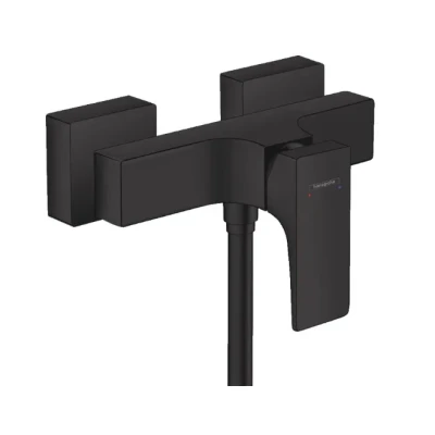 Afbeelding van Hansgrohe douchemengkraan metropol opbouw mat zwart 32560670
