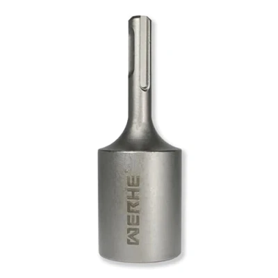 Afbeelding van WERHE® 25,5 x 35,5 100 mm professionele grondspijkerboor voor het insteken van diepe aardstaven Jack Hammer Picket Post Driver SDS Plus