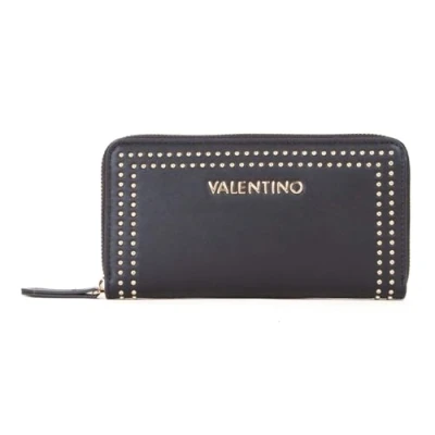 Afbeelding van VALENTINO Portemonnee Shine Re Zip Around Wallet Nero Zwart