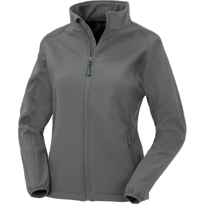 Afbeelding van Result Gerecyclede damessoftshelljas R901F Workguard Grey