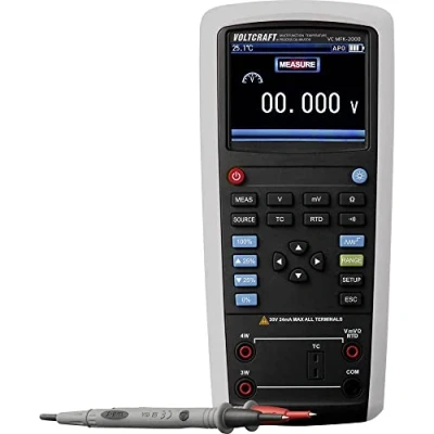 Afbeelding van VOLTCRAFT VC MFK 2000 Kalibrator Temperatuur 6x AA oplaadbare batterij (penlite), meegeleverd