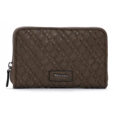 Afbeelding van Tamaris Portemonnee Jelena Zip Around Wallet Mud Donkerbruin