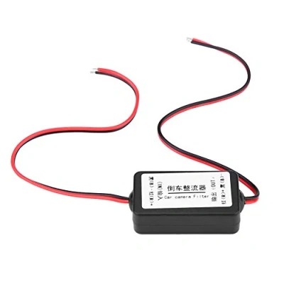 Afbeelding van auto achteruitrijcamera parkeerhulp filter 12 V DC power relais condensator aansluiting voor back up camera gelijkrichter