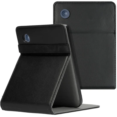 Afbeelding van Kobo Clara 2E Hoes: iMoshion Stand Flipcase Zwart Kunstleder E Reader Hoezen