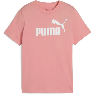 Afbeelding van Puma LOGO TEE Unisex Tshirt print voor kinderen, Maat: 176, Pink fruit