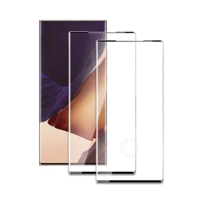 Afbeelding van Displaybeschermfolie van gehard glas voor Samsung Galaxy Note 20 Ultra, 3D Curved Edge to Edge, hardheid 9H, schokbestendig, krasbestendig, luchtbelvrij, eenvoudige installatie, 2 stuks