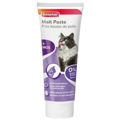 Afbeelding van 250g Duo Malt Paste tegen Haarballen beaphar Kattensnacks