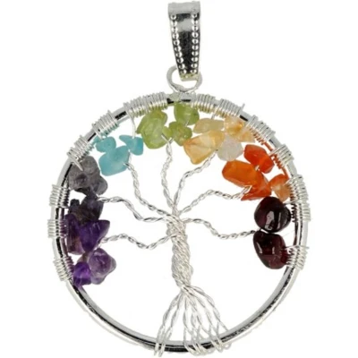 Afbeelding van Ruben Robijn Hanger chakra levensboom wire (1 st)