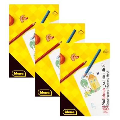 Afbeelding van Idena 10390 kleurplaat , DIN A4, 100 vel, 70 g/m², Schön Dick, 3 stuks