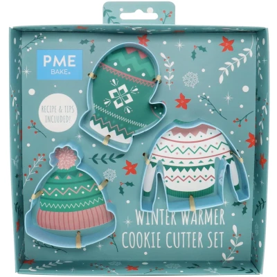 Afbeelding van PME Winterwarmer koekjessnijders set met 3 stuks