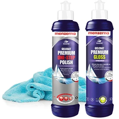 Afbeelding van detailmate Menzerna Premium Gelcoat Boots polijstset (One Step Polish + Gloss set)