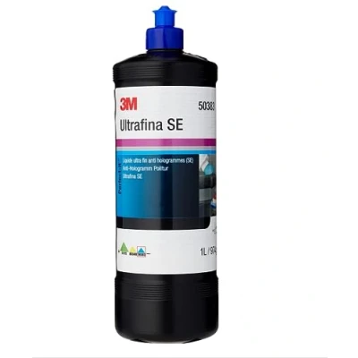 Afbeelding van 3M 50383 Ultrafine 1ltr Auto Voertuig Machine Poolse Swirl/Hologram Eliminator Perfect ItTM III UltrafinaTM SE Pools, 1 liter Fles Ultieme hoogglans afwerking Snel en eenvoudig schoon te maken Gebruik 50388