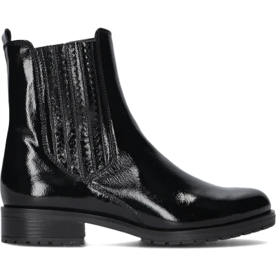 Afbeelding van Gabor 022 Enkellaarsjes Enkelboots met rits Dames Zwart Maat 39
