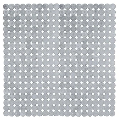 Afbeelding van Kleine Wolke Anti slip douchemat Sign zilver 55x 55 cm
