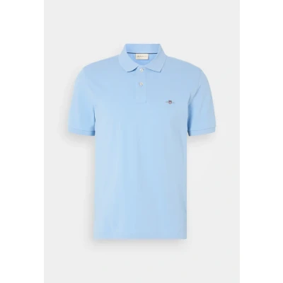Afbeelding van GANT REG EMB Archive Shield Polo, capri blue, XS
