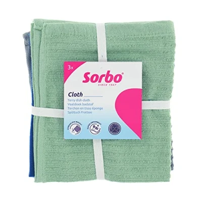 Afbeelding van Sorbo Badstof Vaatdoeken 35 x cm 3 stuks