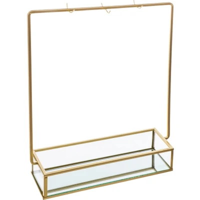 Afbeelding van Atmosphera Sieradenhouder Archi H26cm Metaal Goudkleurig