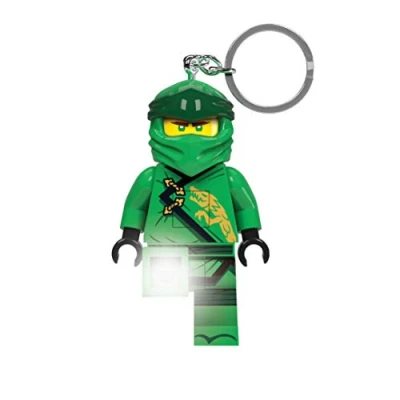 Afbeelding van IQ Lego Ninjago Legacy sleutelhanger licht Lloyd 76 mm groot figuur