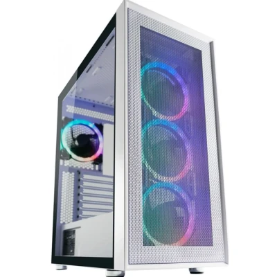 Afbeelding van LC Power Gaming 802W Midi tower PC behuizing Wit