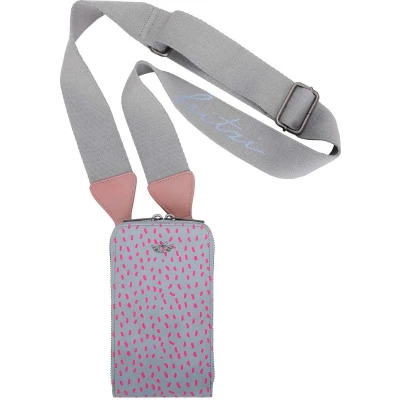 Afbeelding van Fritzi aus Preußen Schoudertas mobiele telefoon Vintage Jozy Phone Bag Ice Pink Lichtgrijs