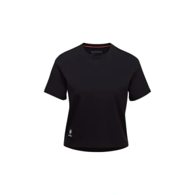 Afbeelding van Mammut Massone Cropped Patch Tshirt basic, Dames, Maat: Small, Black
