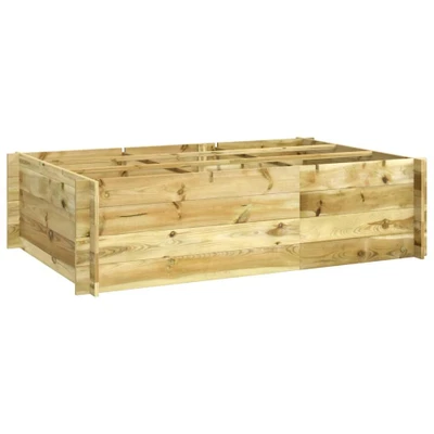 Afbeelding van Plantenbak verhoogd 150x100x40 cm geïmpregneerd hout