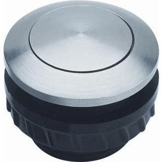 Afbeelding van Grothe 62002 Belknop 1 voudig Aluminium 12 V/1,5 A