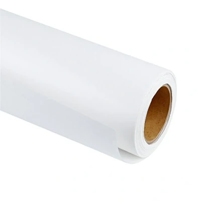 Afbeelding van RUSPEPA Wit kraftpapier, natuurlijk gerecycled papier, rol ideaal voor kunsthandwerk, kunst, kleine geschenkverpakkingen, verpakking, post, verzending en pakketten, 122 cm x 30 m